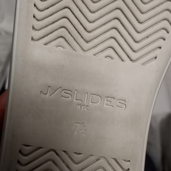 J SLIDES Black Suede w/Bow on Top Sneakers - Picture 5 of 8